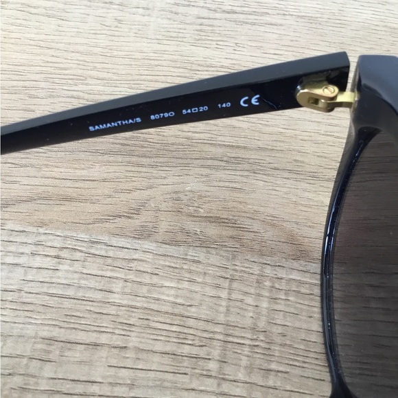 Kate Spade Women’s Sunglasses in Black with Green Case and Kate Spade Cloth - Picture 6 of 7